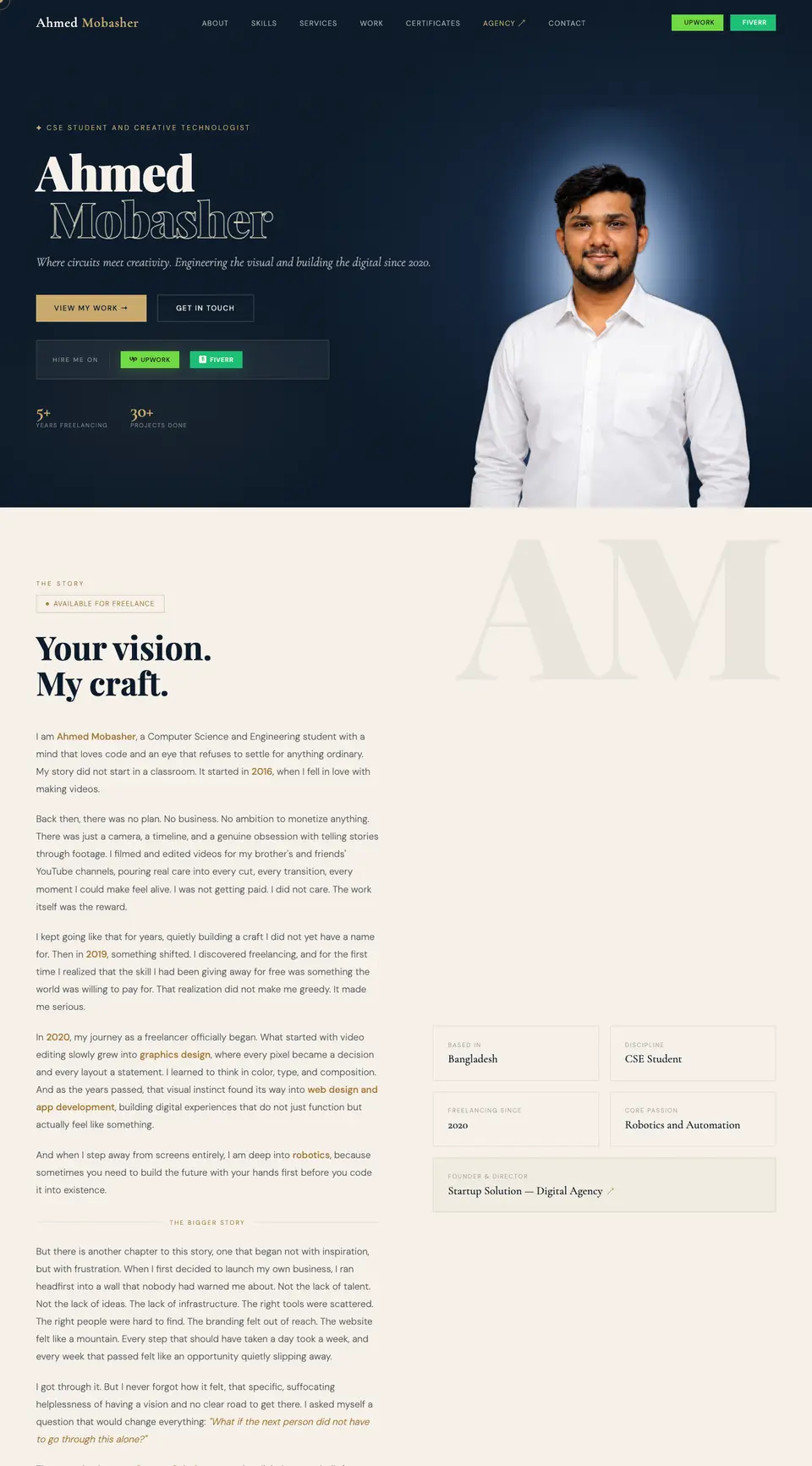 Ahmed Mobasher website